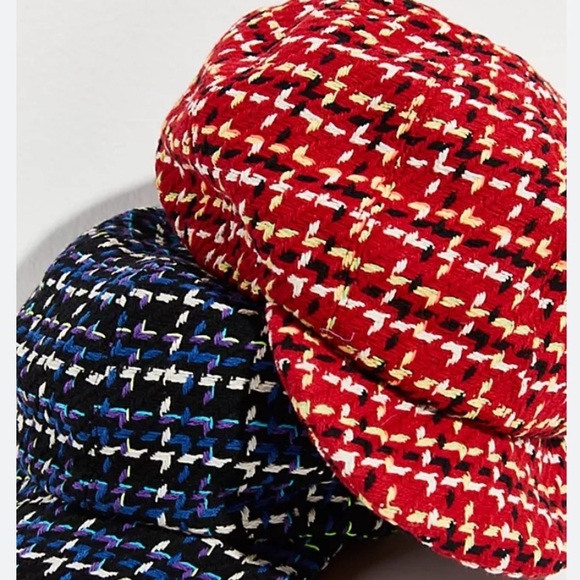 Free people Anna Sui Neo Plaid Cap new with tags one size M/L main image 4